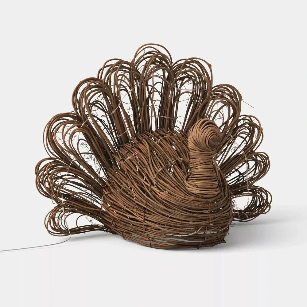 Large Woven Lit Fall Turkey -Threshold, Target Thanksgiving Decor